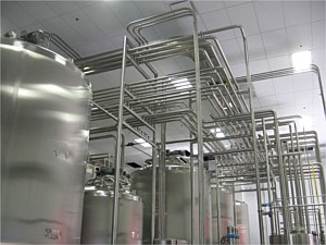 Project 4 — sanitary process equipment installation by MDE Corporation
